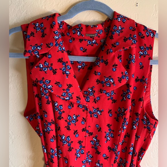 🌟 NWT T Tahari sleeveless collared dress 🌟 - Picture 2 of 8
